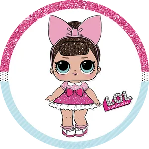 L O L Surprise Doll Sparkle Series PNG Image