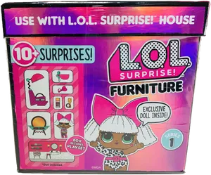 L O L Surprise Furniture Pack Series1 PNG Image