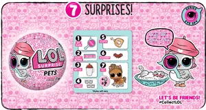 L O L Surprise Pets Unboxing Advertisement PNG Image