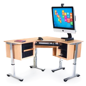 L-shaped Computer Desk Png 51 PNG Image