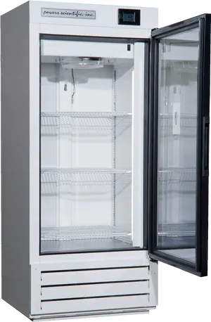 Laboratory Glass Door Refrigerator PNG Image