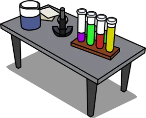 Laboratory Table Clipart PNG Image