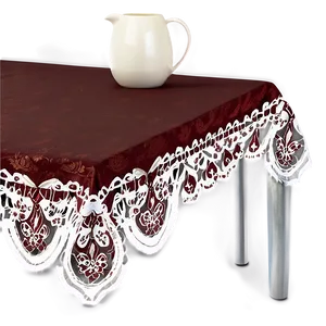 Lace Border Table Cloth Png Ldn PNG Image