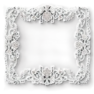 Lace Wedding Frame Png 06262024 PNG Image