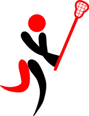 Lacrosse Equipment Redand Black