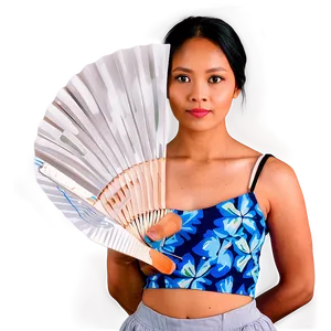 Lady With Fan Png 06112024 PNG Image