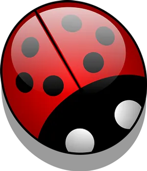 Ladybug Icon Graphic PNG Image