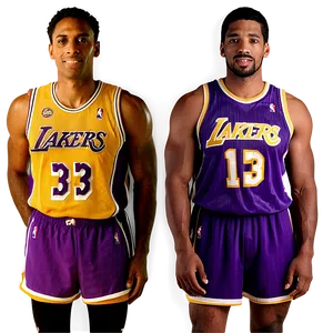 Lakers Legends Collage Png Tdv PNG Image