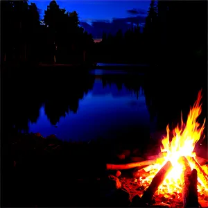 Lakeside Campfire Nights Png Ite PNG Image