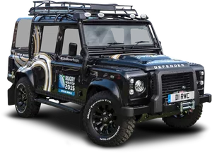 Land Rover Defender Rugby World Cup2015 Edition PNG Image