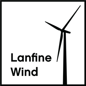 Lanfine Wind Turbine Logo PNG Image