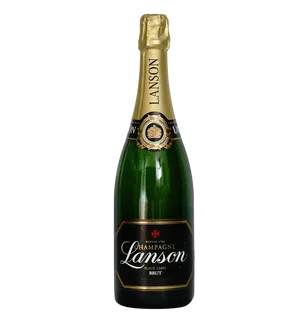 Lanson Black Label Brut Champagne Bottle PNG Image