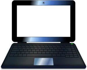 Laptop Clipart Blank Screen PNG Image