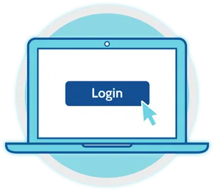 Laptop Login Screen Icon PNG Image