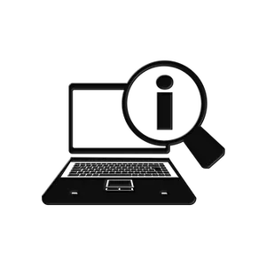 Laptop Search Concept PNG Image