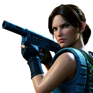 Lara Croft Crossover Fortnite Skin Png Xgm1 PNG Image