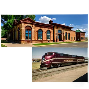 Laramie Wyoming Train Depot Png Wok PNG Image