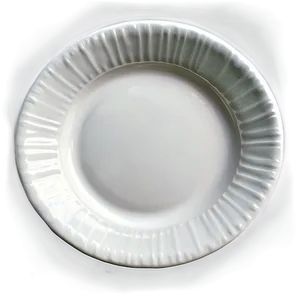 Large White Plate Png Lkp98 PNG Image