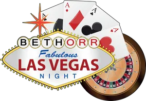 Las Vegas Casino Night Theme PNG Image