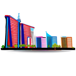 Las Vegas Skyline Vector Png Yht PNG Image