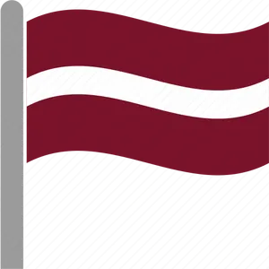 Latvian Flag Graphic PNG Image