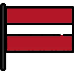 Latvian Flag Graphic PNG Image