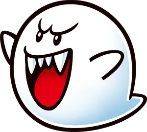 Laughing Boo Artwork PNG Image