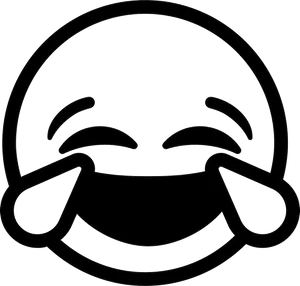 Laughing Emoji Graphic PNG Image