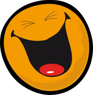 Laughing_ Emoji_ Graphic PNG Image