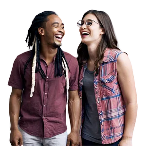 Laughing Friends Group PNG 06112024 PNG