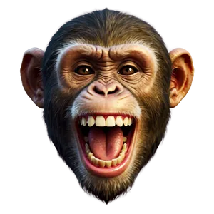 Laughing Monkey Face Emoji Png Cul90 PNG Image