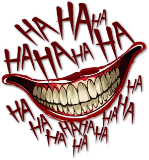 Laughing Mouth Comic Style Illustration PNG Image