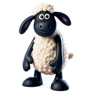 Laughing Shaun The Sheep Cartoon Png Mjd PNG Image