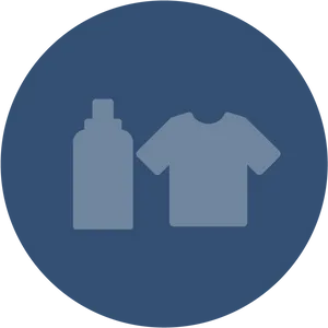 Laundry Detergentand Shirt Icon PNG Image