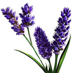 Lavender Stem Png Gun PNG Image