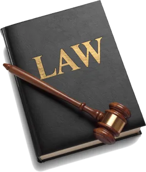 Law Bookand Gavel PNG Image