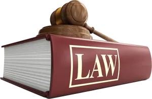 Law Bookand Gavel PNG Image