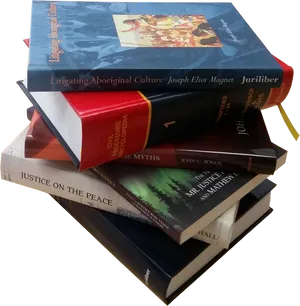 Law Books Stacked PNG Image