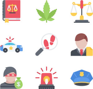 Lawand Order Icons PNG Image