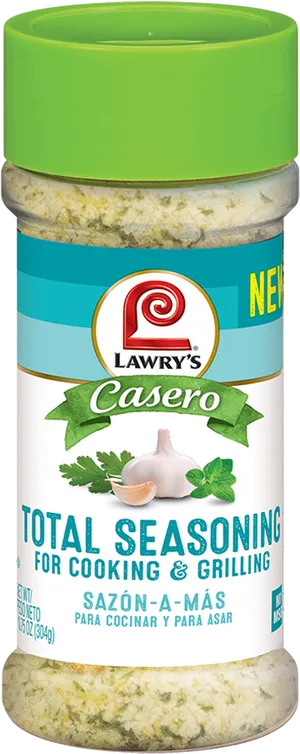 Lawrys Casero Total Seasoning Bottle PNG Image