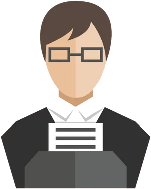 Lawyer Icon Vector PNG Image