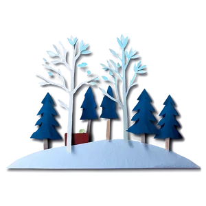 Layered Paper Cut Out Scene Png Qlm PNG Image