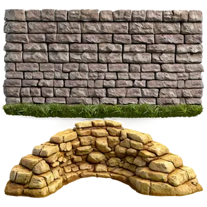 Layered Rock Wall Png 06292024 PNG Image