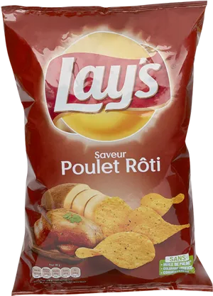 Lays Roast Chicken Flavor Chips PNG Image