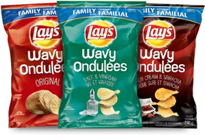 Lays Wavy Chips Variety Pack PNG Image