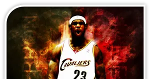 Le Bron James Cavaliers Fervor PNG Image