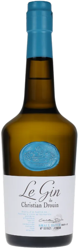 Le Gin Christian Drouin Bottle PNG Image