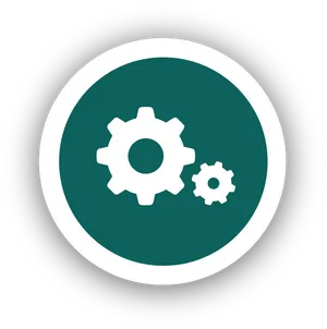 Leadership Concept Gears Symbol PNG Image