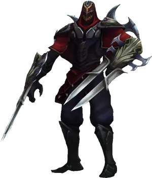 Leagueof Legends Champion Zed PNG Image