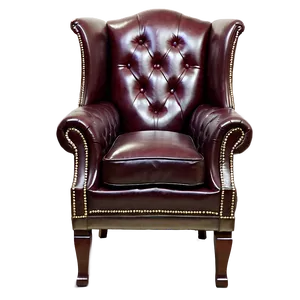 Leather Armchair Furniture PNG 06252024 PNG